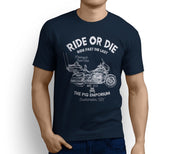 RH Ride Illustration For A Harley Davidson CVO Limited Motorbike Fan T-Shirt