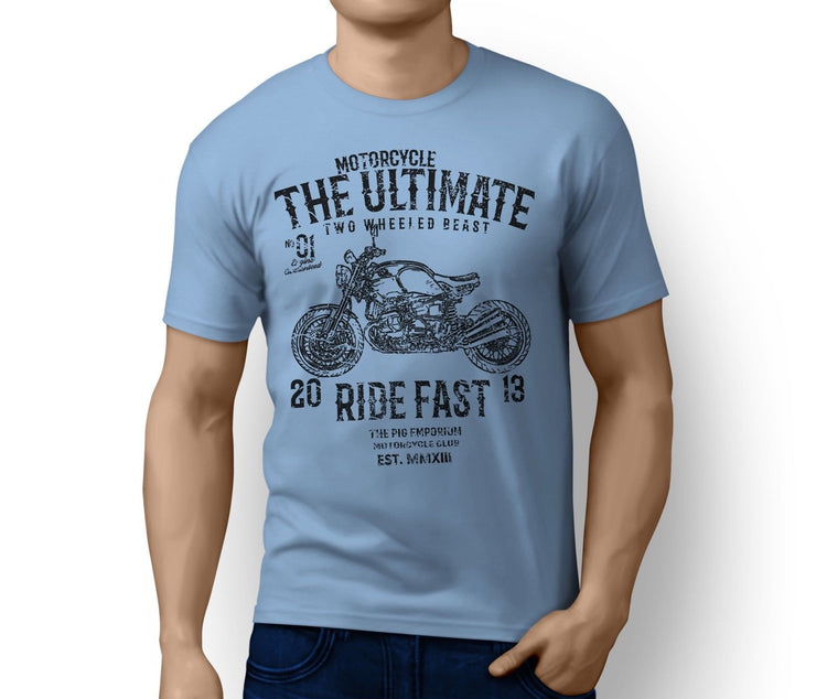 RH Ultimate Illustration For A BMW RNineT 2016 Motorbike Fan T-shirt