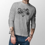 Road Hogs Art LSTee aimed at fans of Triumph Daytona 650 Motorbike