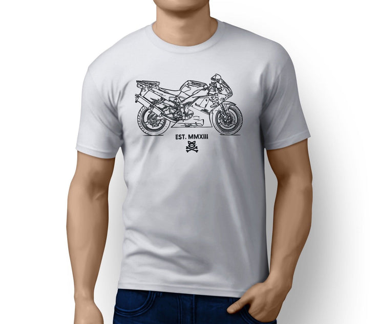 Road Hog Illustration For A Yamaha YZF-R1 2001 Motorbike Fan T-shirt