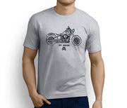 Road Hog Art Tee aimed at fans of Harley Davidson Softail Slim S Motorbike