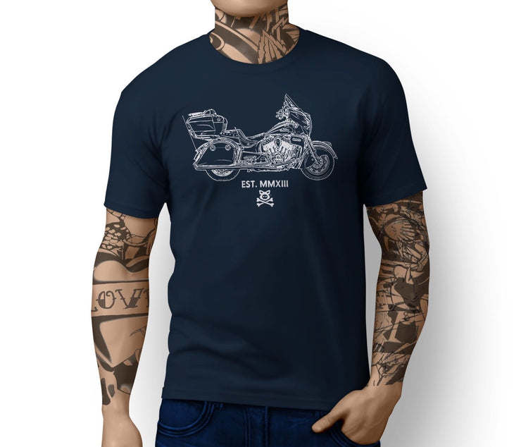 Road Hogs Illustration For A Indian Roadmaster Motorbike Fan T-shirt