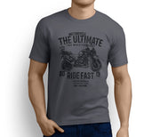 RH Ultimate Art Tee aimed at fans of Triumph Tiger Explorer Spoked Wheels Motorb