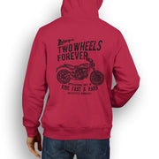 RH Illustration For A Ducati Scrambler Classic 2017 Motorbike Fan Hoodie