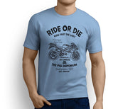RH Ride Art Tee aimed at fans of Triumph Daytona 675 2009 Motorbike