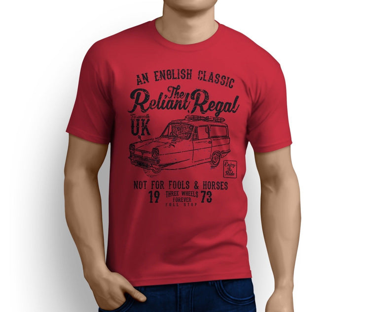 RH Reliant Regal Classic Fools & Horses illustration Art T-Shirt