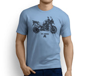 Road Hog Art Tee aimed at fans of Triumph Tiger Explorer Spoked Wheels Motorbike