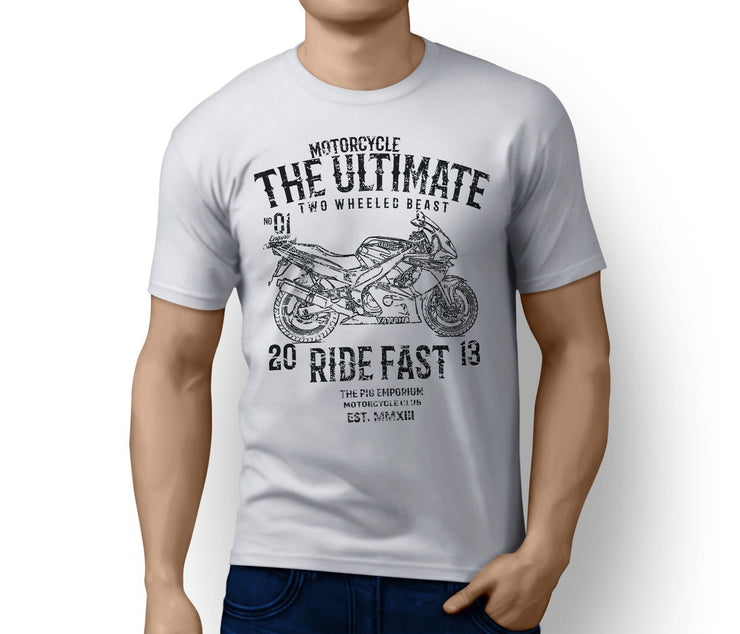 RH Ultimate Illustration For A Yamaha YZF600R Thundercat Motorbike Fan T-shirt