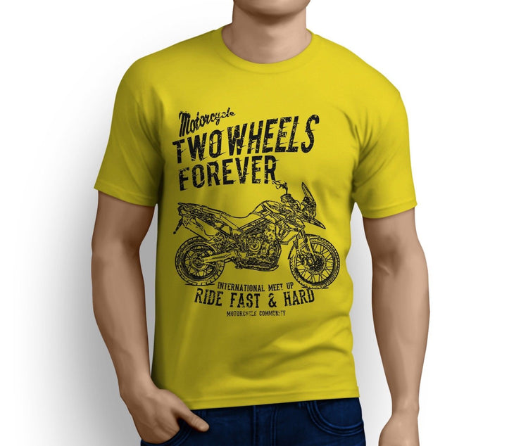 RH Triumph Illustration For A Tiger 800XC 2016 Motorbike Fan T-Shirt