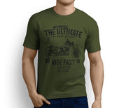 RH Ultimate Art Tee aimed at fans of Harley Davidson Softail Slim S Motorbike