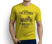 RH Ultimate Art Tee aimed at fans of Triumph Bonneville Bobber Motorbike