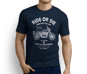 RH Ride Art Tee aimed at fans of Triumph Scrambler Motorbike