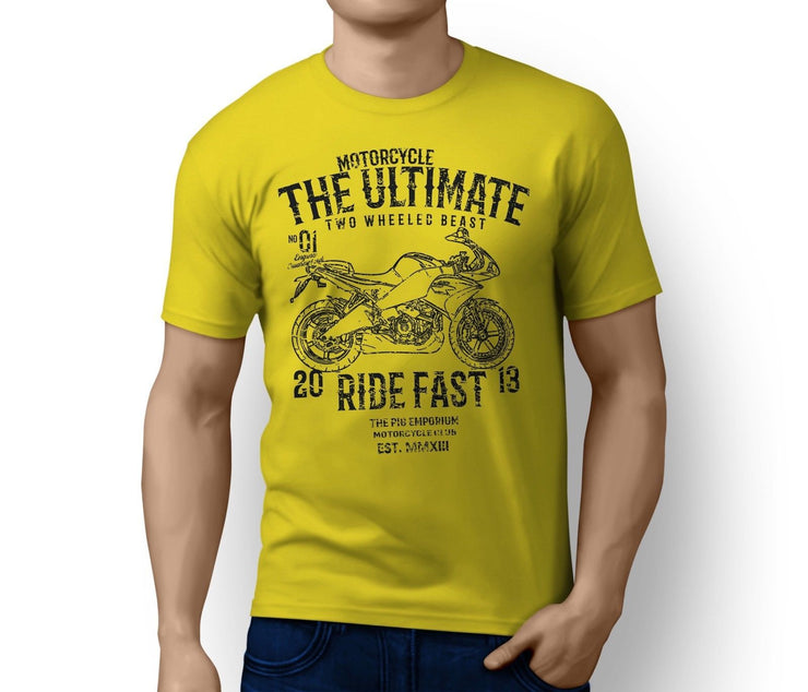 RH Ultimate Illustration For A Buell 1125R 2010 Motorbike Fan T-shirt