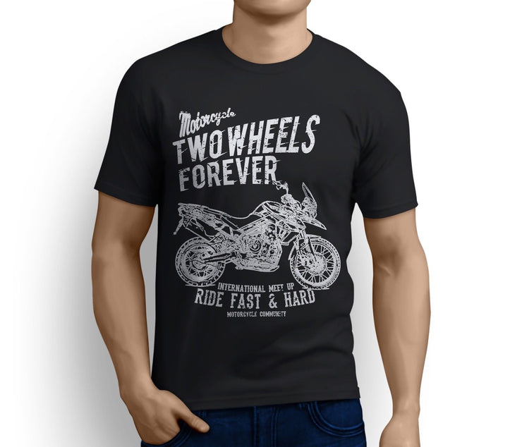 RH Triumph Illustration For A Tiger 800XC 2016 Motorbike Fan T-Shirt
