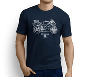 Road Hogs Art Tee aimed at fans of Triumph Daytona 650 Motorbike