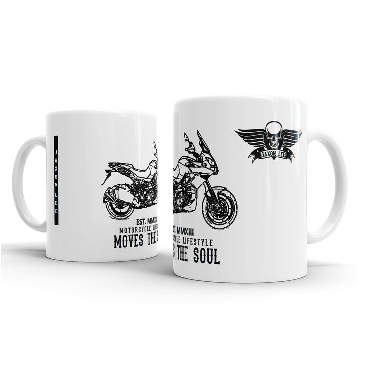 JL Illustration for a Aprilia Caponord 1200 Motorbike fan – Gift Mug