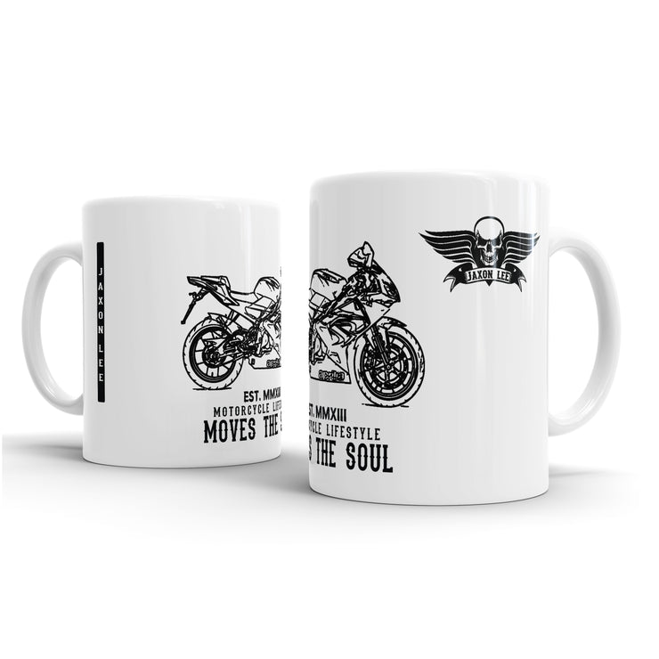 JL Illustration for a Aprilia RS125 2009 Motorbike fan – Gift Mug