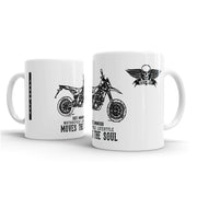 JL Illustration for a Aprilia SXV450 Motorbike fan – Gift Mug