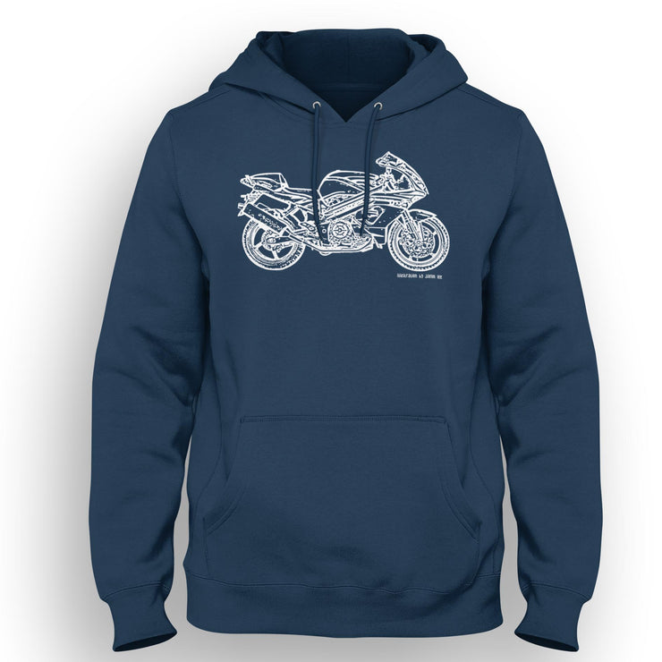JL Illustration For A Aprillia Falco Motorbike Fan Hoodie