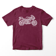 JL Illustration For A Aprillia Falco Motorbike Fan T-shirt