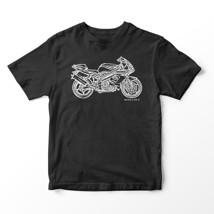 JL Illustration For A Aprillia Falco Motorbike Fan T-shirt