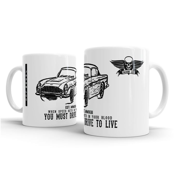 JL Illustration For A Aston Martin DBS Motorcar Fan – Gift Mug
