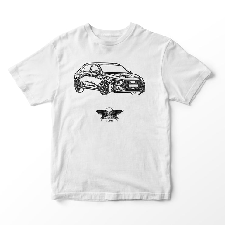JL Basic Illustration for a Audi A3 Motorcar fan T-shirt