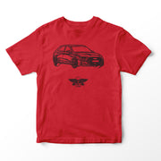 JL Basic Illustration for a Audi A3 Motorcar fan T-shirt