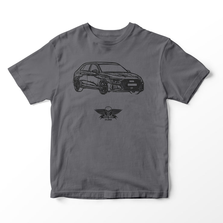 JL Basic Illustration for a Audi A3 Motorcar fan T-shirt
