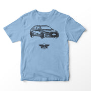 JL Basic Illustration for a Audi A3 Motorcar fan T-shirt