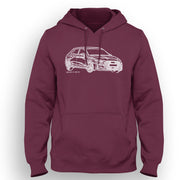 JL Illustration For A Audi A3 Motorcar Fan Hoodie