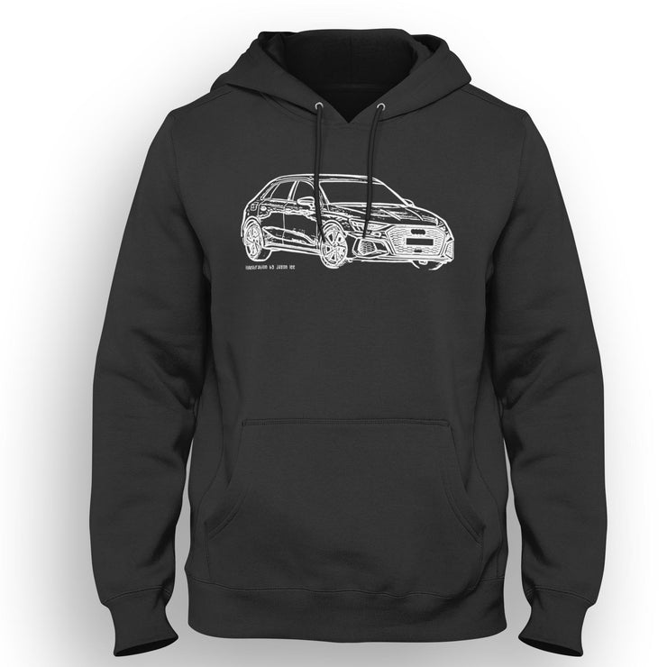 JL Illustration For A Audi A3 Motorcar Fan Hoodie