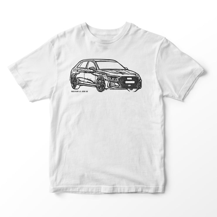JL Illustration For A Audi A3 Motorcar Fan T-shirt
