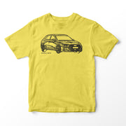 JL Illustration For A Audi A3 Motorcar Fan T-shirt