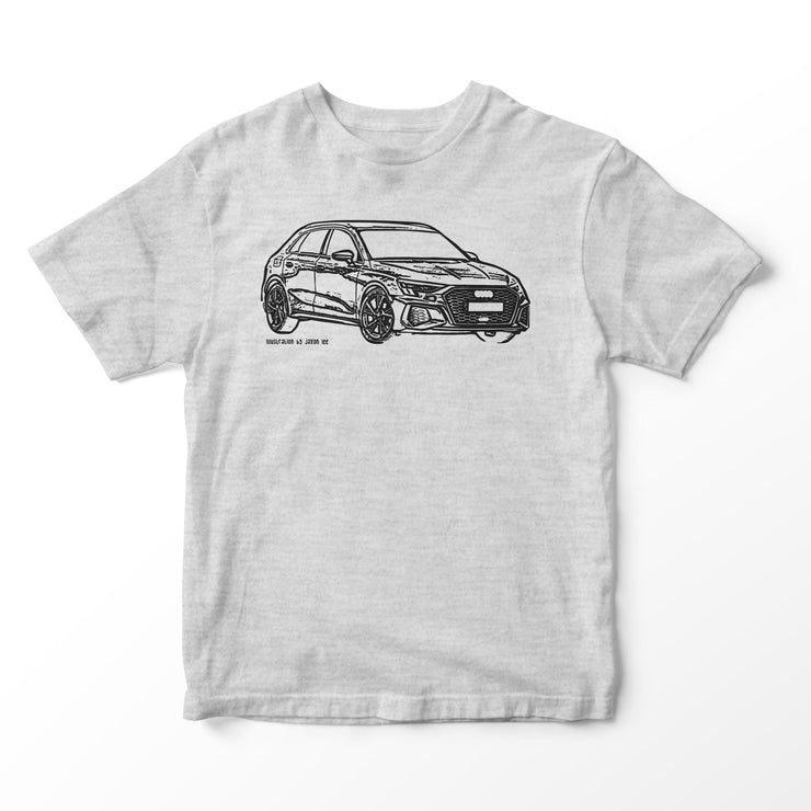 JL Illustration For A Audi A3 Motorcar Fan T-shirt