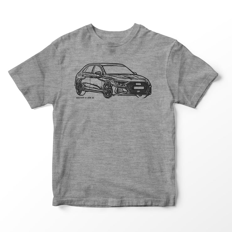 JL Illustration For A Audi A3 Motorcar Fan T-shirt
