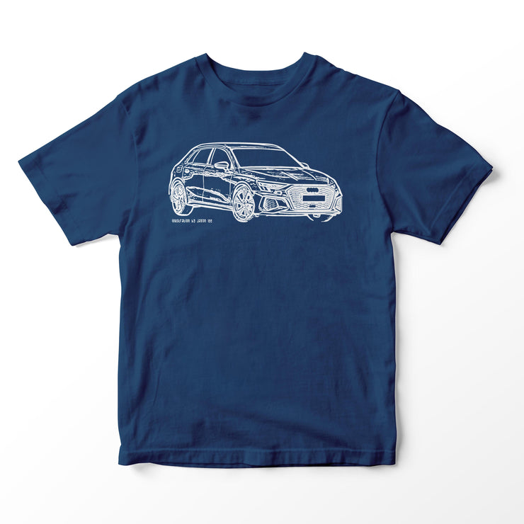 JL Illustration For A Audi A3 Motorcar Fan T-shirt