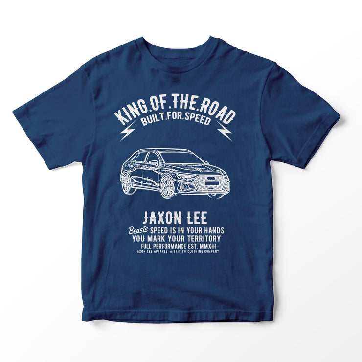 JL King Illustration for a Audi A3 Motorcar fan T-shirt