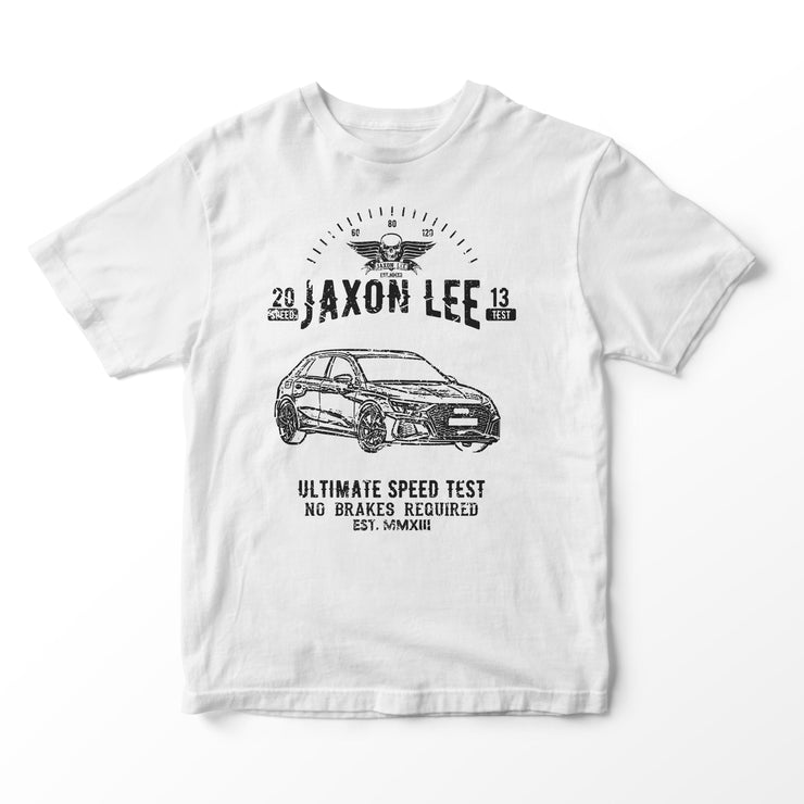 JL Speed Illustration for a Audi A3 Motorcar fan T-shirt