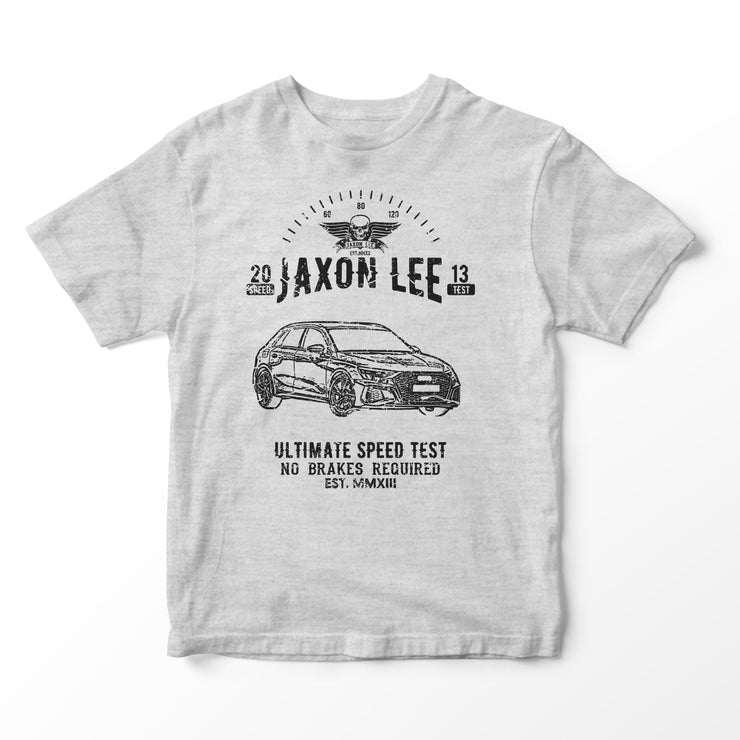 JL Speed Illustration for a Audi A3 Motorcar fan T-shirt