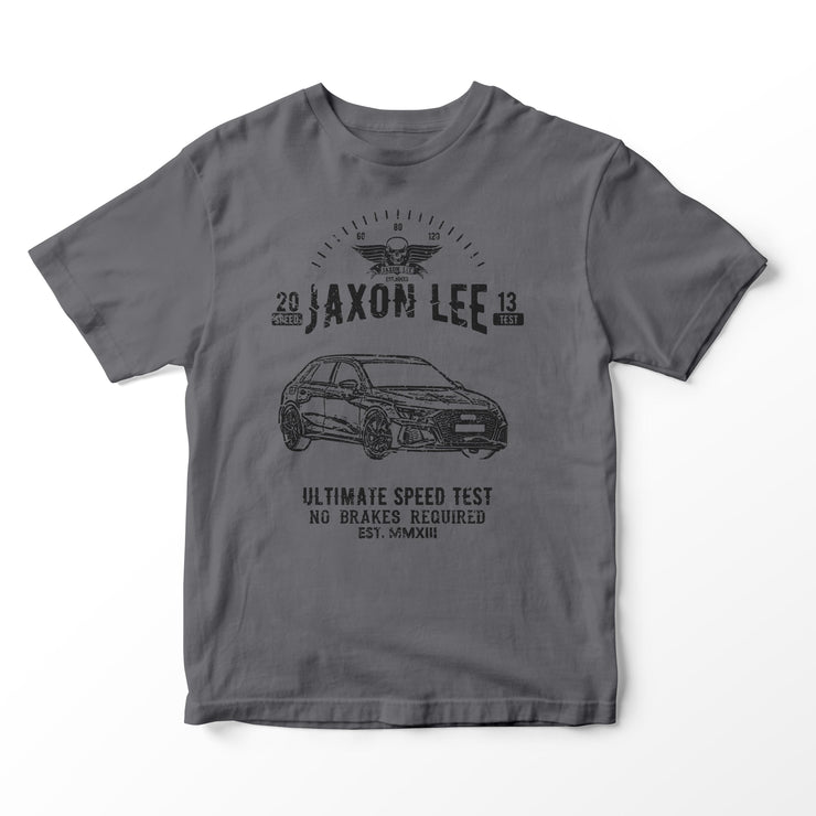 JL Speed Illustration for a Audi A3 Motorcar fan T-shirt