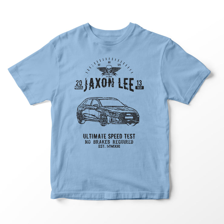 JL Speed Illustration for a Audi A3 Motorcar fan T-shirt