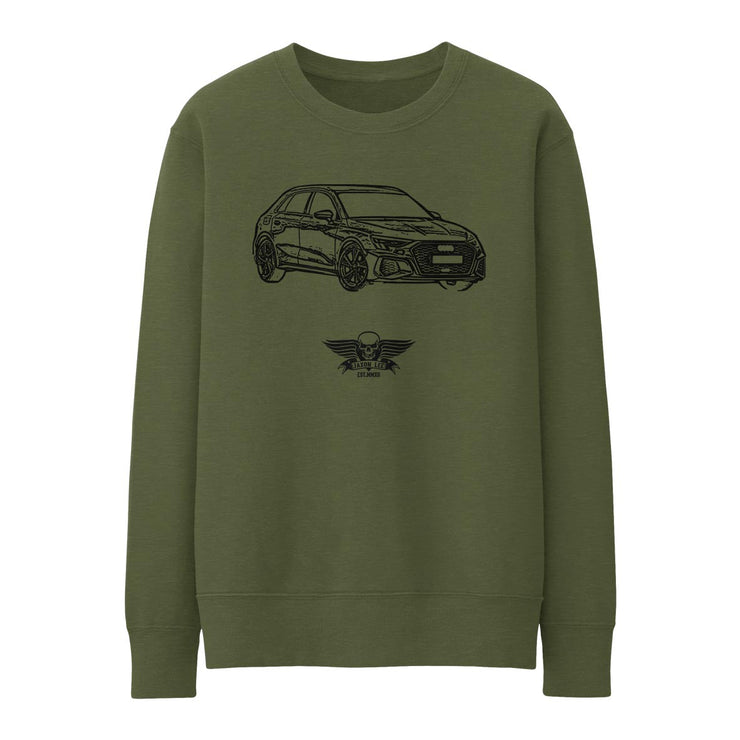 JL Basic Illustration for a Audi A3 Motorcar fan Jumper