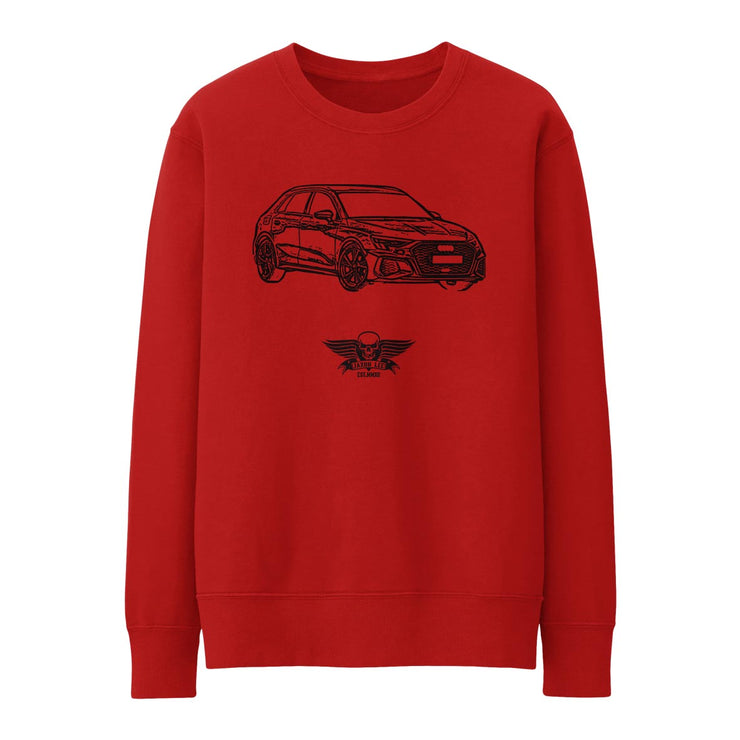 JL Basic Illustration for a Audi A3 Motorcar fan Jumper