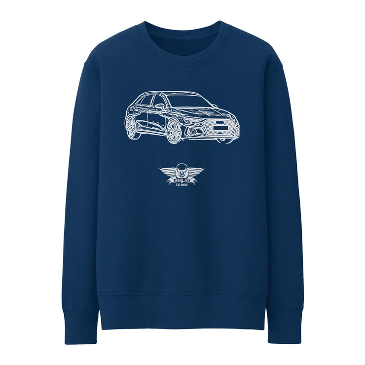 JL Basic Illustration for a Audi A3 Motorcar fan Jumper