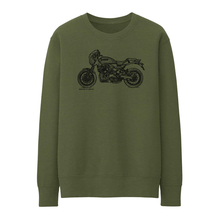 JL Illustration For A Kawasaki Z900 RS CAFE Motorbike Fan Jumper