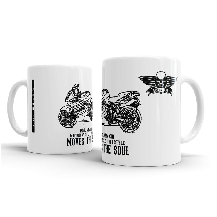 JL Illustration For A BMW K1200S Motorbike Fan – Gift Mug