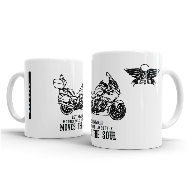 JL Illustration For A BMW K1600GTL Motorbike Fan – Gift Mug