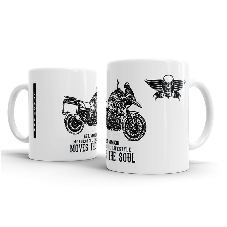 JL Illustration For A BMW R1200GS 2017 Motorbike Fan – Gift Mug