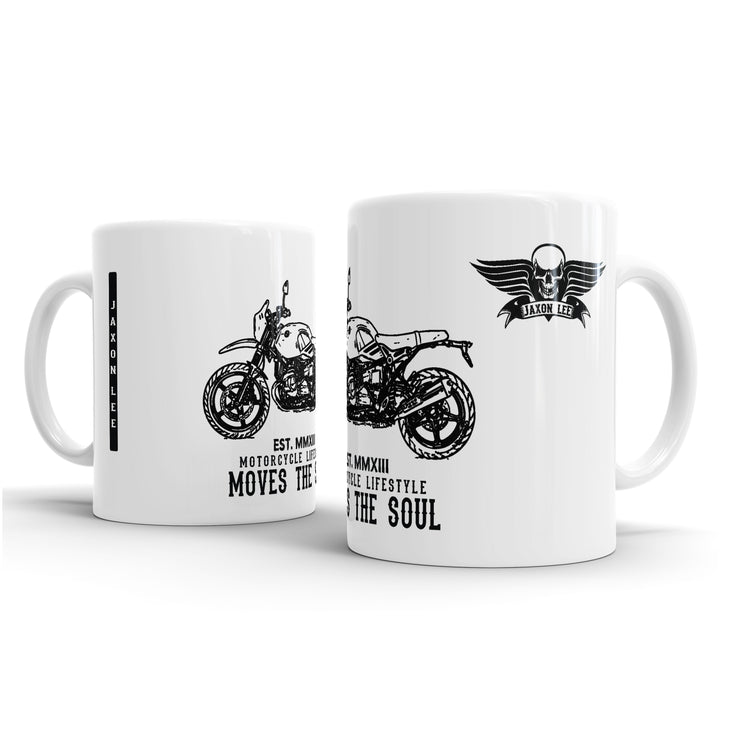 JL Illustration For A BMW RnineT Urban GS 2017 Motorbike Fan – Gift Mug